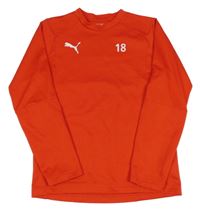 Červené sportovní triko s logem Puma