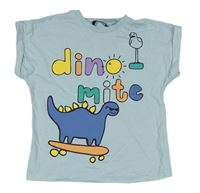 Světlemodré tričko s dinosaurem Generation