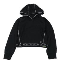 Černá crop mikina s kapucí zn. Firetrap