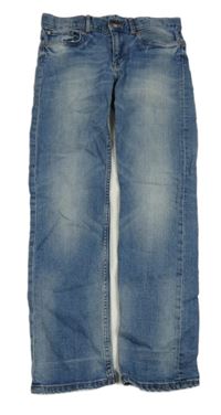 Modré slim fit rifle Denim Co.