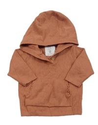 Cihlový svetr s kapucí F&F