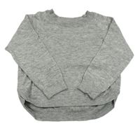 Šedý melírovaný svetr H&M