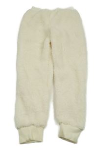 Smetanové chlupaté kalhoty Matalan