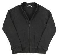 Tmavošedá propínací mikina M&S