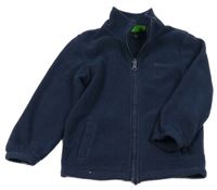 Tmavomodrá propínací fleecová funkční mikina Mountain Warehouse