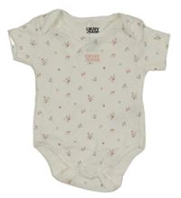 Bílé květované body DKNY