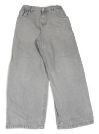 Šedé wide leg rifle Zara
