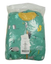 Nové - Zelený spací pytel se zvířátky 