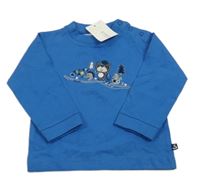 Nové - Modré triko se zvířátky Staccato