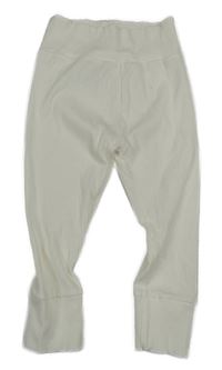 Bílé žebrované tepláky Primark