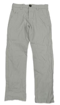 Béžové plátěné chino kalhoty Next 