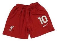 Červené fotbalové kraťasy L.F.C. s logem Nike