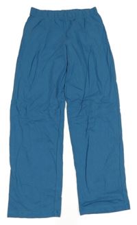 Modré pyžamové kalhoty 