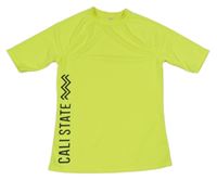 Neonově žluté UV tričko s nápisem C&A