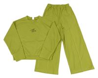 2set - Limetková mikina + teplákové kalhoty Shein 