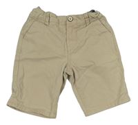 Béžové chino plátěné kraťasy Denim Co.