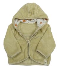 Béžová plyšová bunda s kapucí Kuniboo