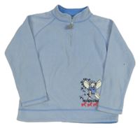 Světlemodrá fleecová mikina s vílou Kiki&Koko