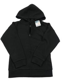 Nové - černá vzorovaná propínací mikina s kapucí PRIMARK