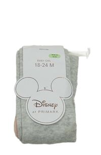 Nové - světlešedo/růžové melírované punčocháče PRIMARK