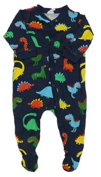 Tmavomodrý overal s dinosaury H&M