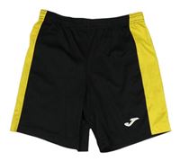 Černo-žluté sportovní kraťasy Joma