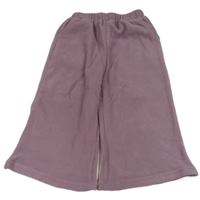 Fialové fleecové wide leg tepláky zn. Shein
