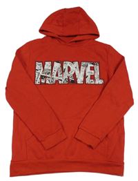 Červená mikina s Avengers a kapucí Primark
