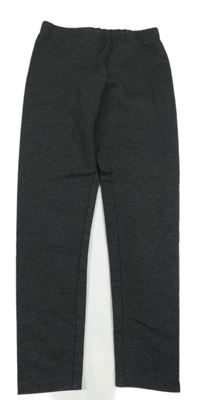 Tmavošedé melírované teplé legíny Alive