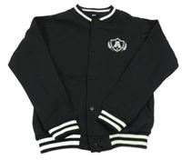 Černá baseballová mikina s písmenem Zeeman