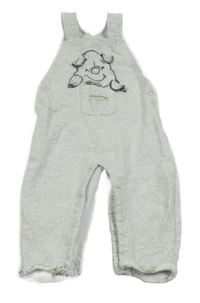 Světlešedé melírované laclové tepláky s Púem Primark