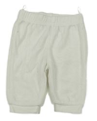 Smetanové sametové tepláky C&A