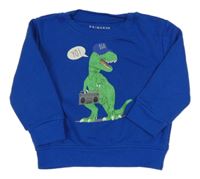 Safírová mikina s dinosaurem Primark