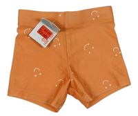 Oranžové nohavičkové plavky se smajlíky zn. PRIMARK