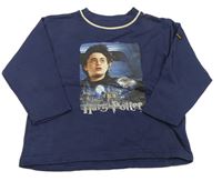 Tmavomodrá mikina s potiskem - Harry Potter