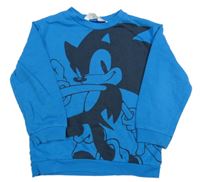 Modrá mikina se Sonicem H&M