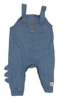 Modré pletené laclové tepláky s ostny Mothercare