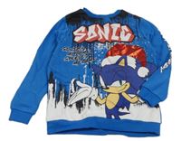 Modrá mikina se Sonicem George