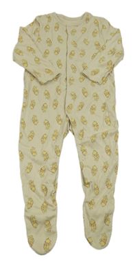 Béžový overal s Púem zn. Primark
