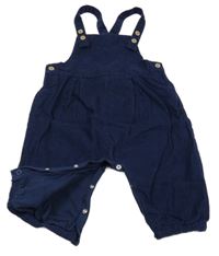 Tmavomodré podšité laclové manšestráky Next