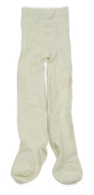 Smetanové punčocháče se srdíčky H&M