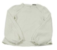 Bílé mačkané triko Matalan