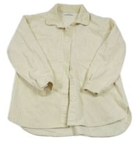 Smetanová manšestrová košilová bunda Primark