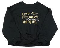 Černá mikina s nápisy George