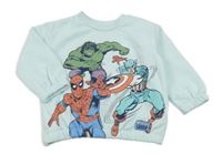 Světlemodrá mikina se superhrdiny Primark
