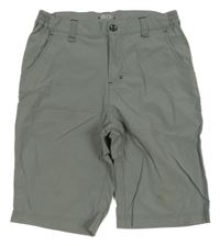 Šedé šusťákové outdoorové kraťasy 