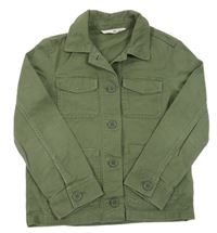 Khaki riflová bunda H&M
