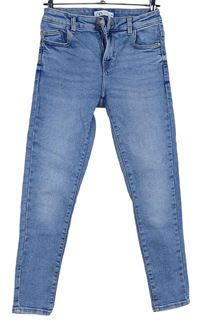 Dámské světlemodré skinny rifle Zara 