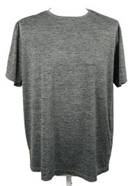 Pánské šedé melírované sportovní tričko Matalan 