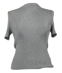 Dámské stříbrné pletené tričko H&M